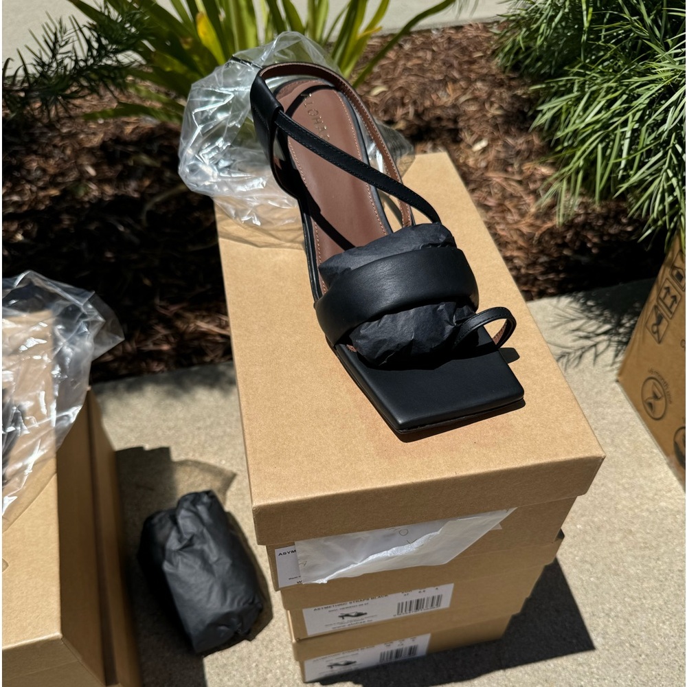 Alohas Asymmetric Stappy Heel NEW